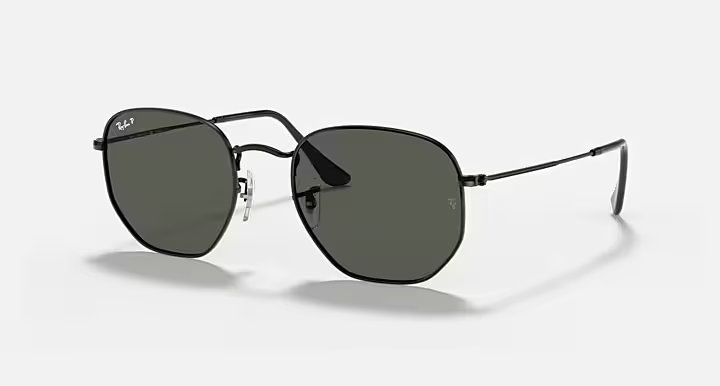 Ray-Ban Hexagonal 0RB3548N 002/58 54 Black/ Green
