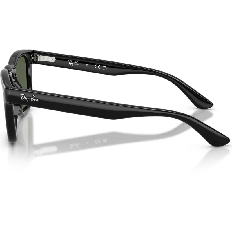 Ray-Ban 0RB2238 901/71 52 BLACK W/ DARK GREEN