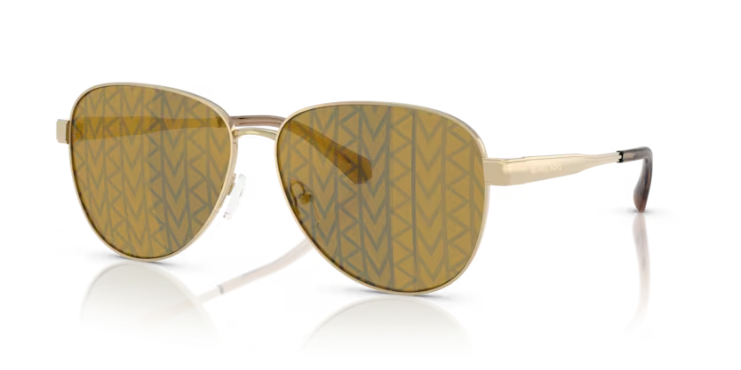 Michael Kors Biarritz 0MK116010149A61 Light Gold/ Dark Brown