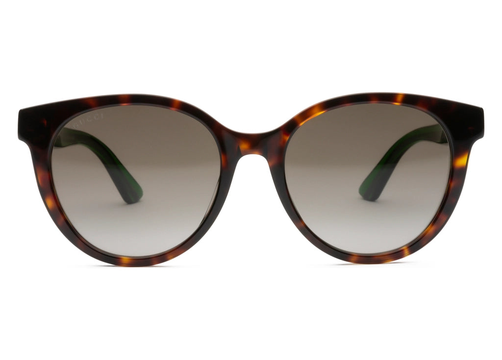 GUCCI-GG0702SKN003 HAVANA GREEN BROWN