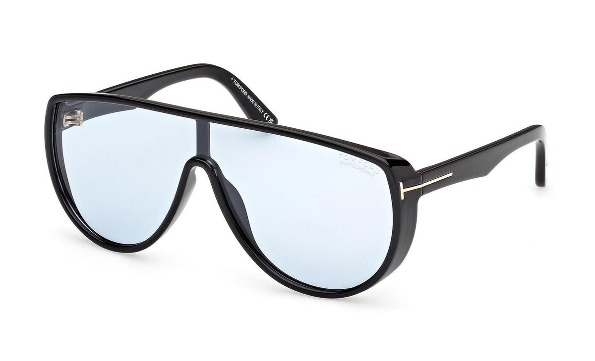 Tom Ford Achilles FT11820001V Shiny Black/ Blue