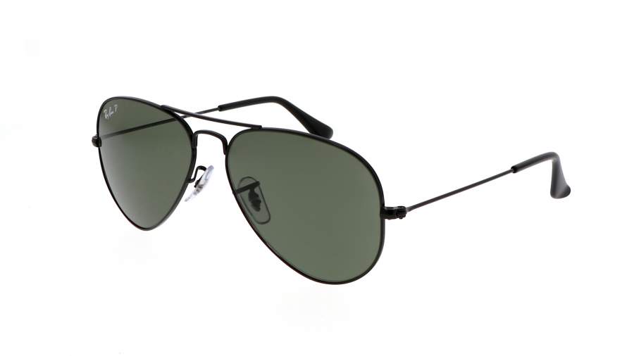 Ray-Ban Aviator 0RB3025 002/58 58 Black/ Green