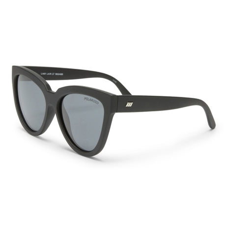 Le Specs Liar Lair LSP1802485 Black Rubber/ Smoke Mono Polarized - Blue Star Eyewear