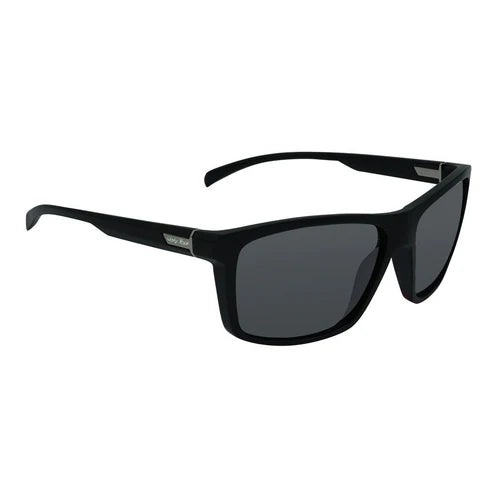 Ugly Fish PFN130 Recycled Fishing Net Polarised Sunglasses Matt Black Frame/ Smoke Lens - Blue Star Eyewear