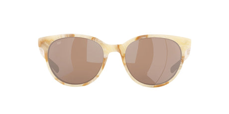 Costa del Mar Isla 06S2008 200811 53 Shiny Seashell / Copper Silver Mirror - Blue Star Eyewear