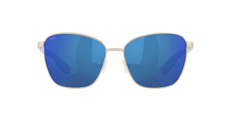 Costa del Mar Paloma 06S4004 400412 58 Brushed Silver / Blue Mirror - Blue Star Eyewear