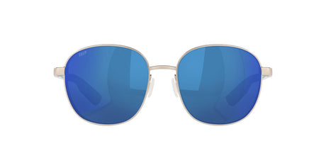 Costa del Mar Egret 06S4005 400512 55 Brushed Silver / Blue Mirror - Blue Star Eyewear