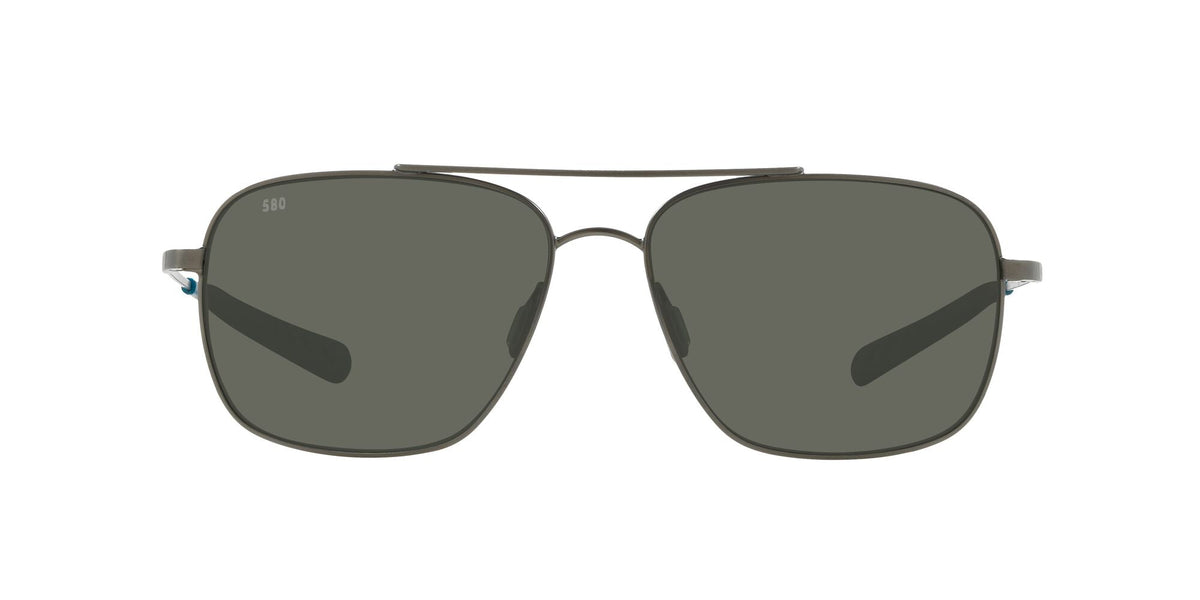 Costa del Mar Canaveral 06S6002 600214 59 Brushed Gray / Gray - Blue Star Eyewear