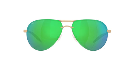 Costa del Mar Helo 06S6006 600609 61 Matte Champagne / Green Lens Mirror - Blue Star Eyewear