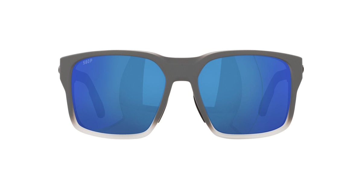 6S 9003 Costa Del Mar Tailwalker Matte Fog Gray / Blue Mirror 56 - Blue Star Eyewear