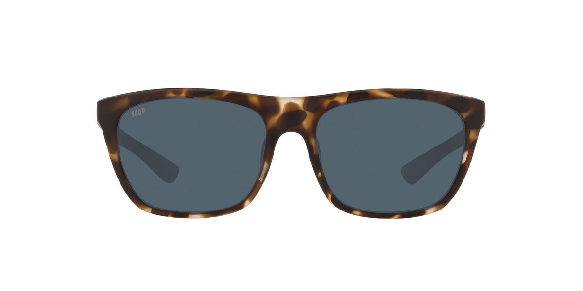 Costa del Mar Cheeca 06S9005 900503 57 Matte Shadow Tortoise / Gray - Blue Star Eyewear