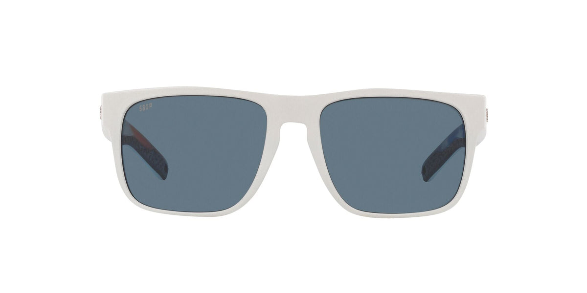 Costa del Mar Spearo 06S9008 900829 56 Matte Usa White / Gray - Blue Star Eyewear