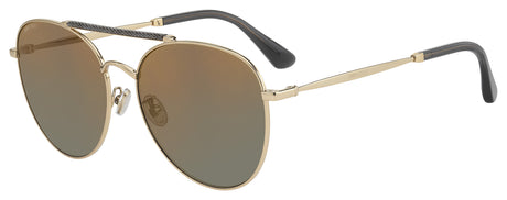 Jimmy Choo ABBIE/G/S W8Q 61 K1 GDGLTTGRY - Blue Star Eyewear
