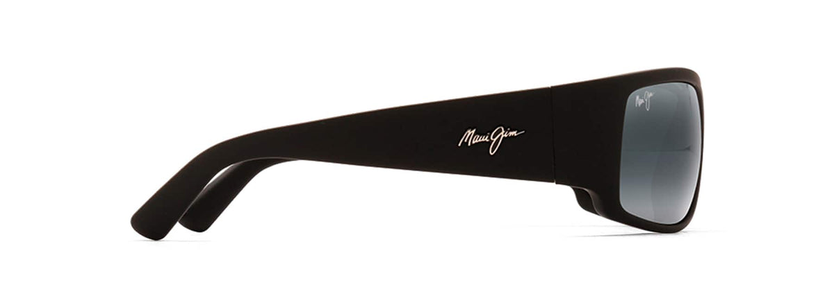 Maui Jim World Cup 266-02MR Matte Black Rubber  / Neutral Grey Polarised - Blue Star Eyewear