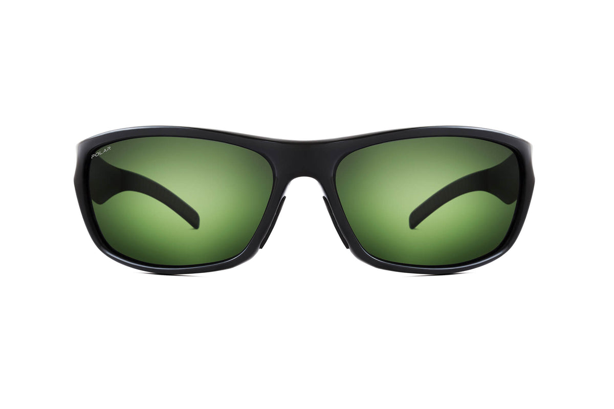 Polar 3009 77 Shiny Black / Solid Green