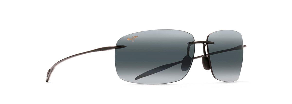 Maui Jim Breakwall 422-02 Gloss Black  / Neutral Grey Polarised - Blue Star Eyewear