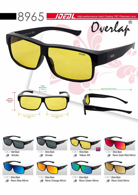 IDEAL Polarised Fit-Over Sunglasses 8965 - Blue Star Eyewear