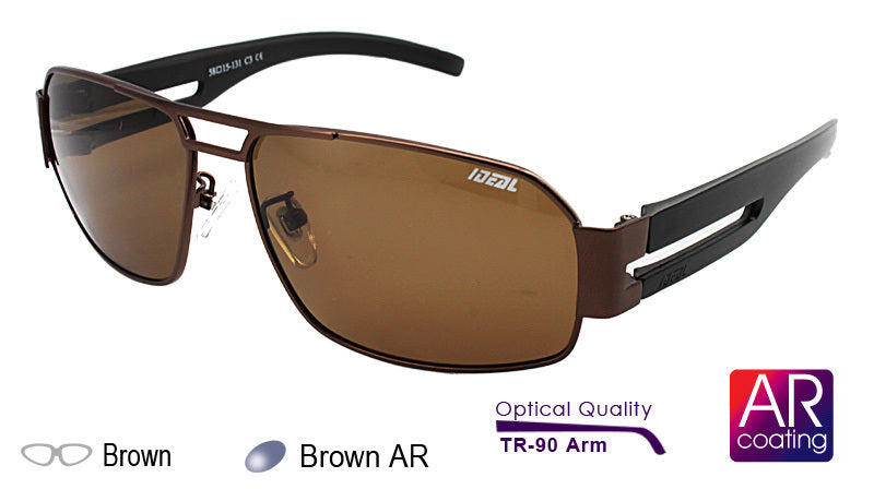 IDEAL Polarised Sunglasses In Vague 98828 Colour:Brown/Brown - Blue Star Eyewear