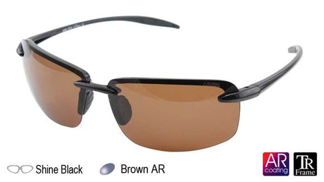 IDEAL Polarised 98840 Bk/BR - Blue Star Eyewear