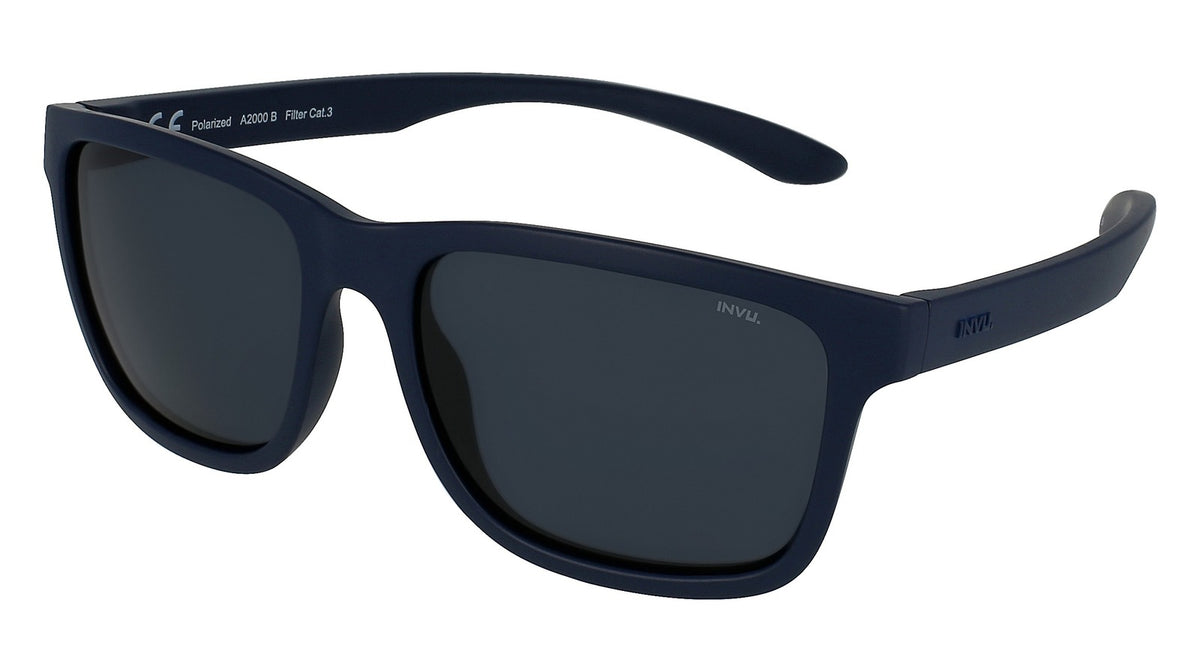 INVU Ultra Polarised Sunglasses  Matt Blue Men Sunglasses - Blue Star Eyewear