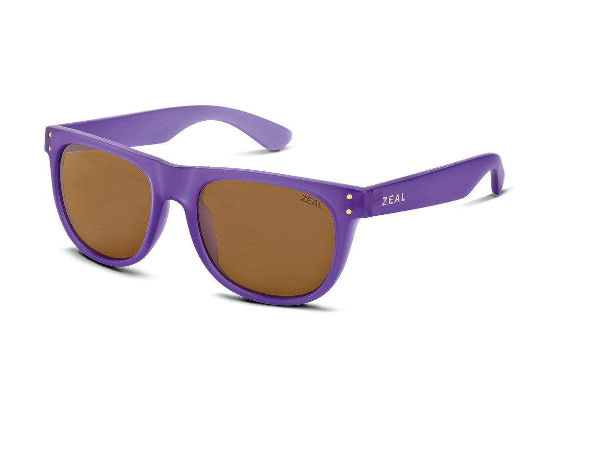 Zeal Ace 10725 Deep Purple/Copper - Blue Star Eyewear