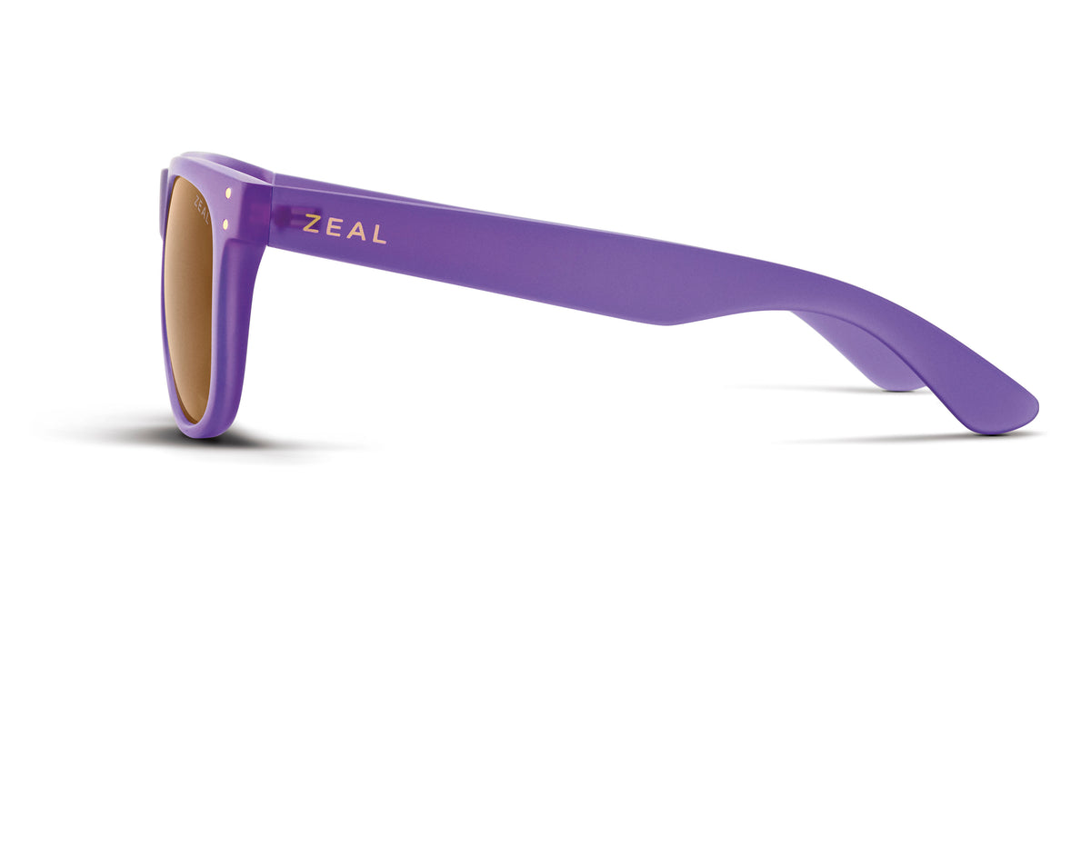 Zeal Ace 10725 Deep Purple/Copper - Blue Star Eyewear
