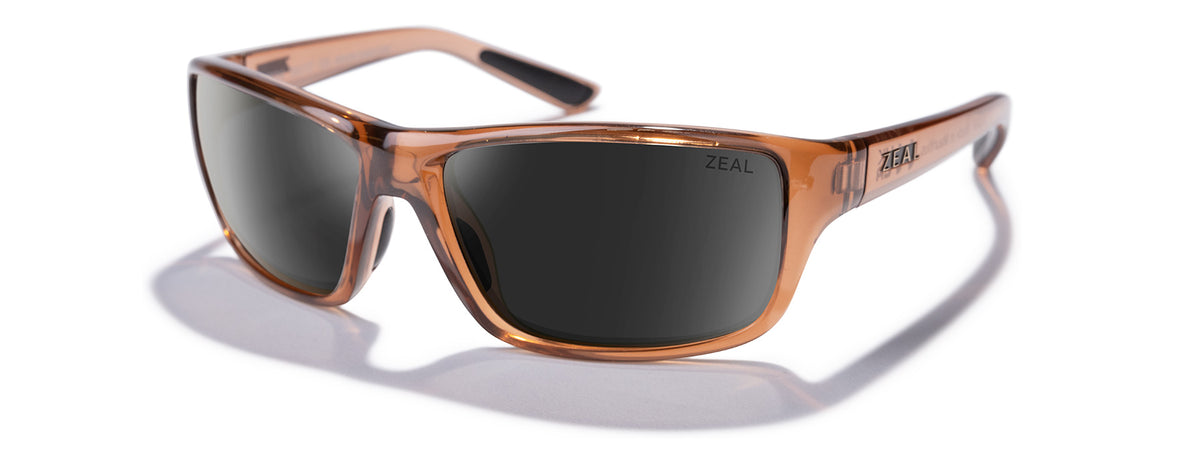 Zeal Alma 12034 Hazel/Dark Grey - Blue Star Eyewear