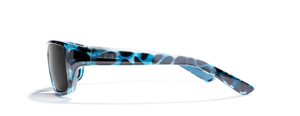 Zeal Alma 12035 Sapphire Tortoise/Dark Grey - Blue Star Eyewear