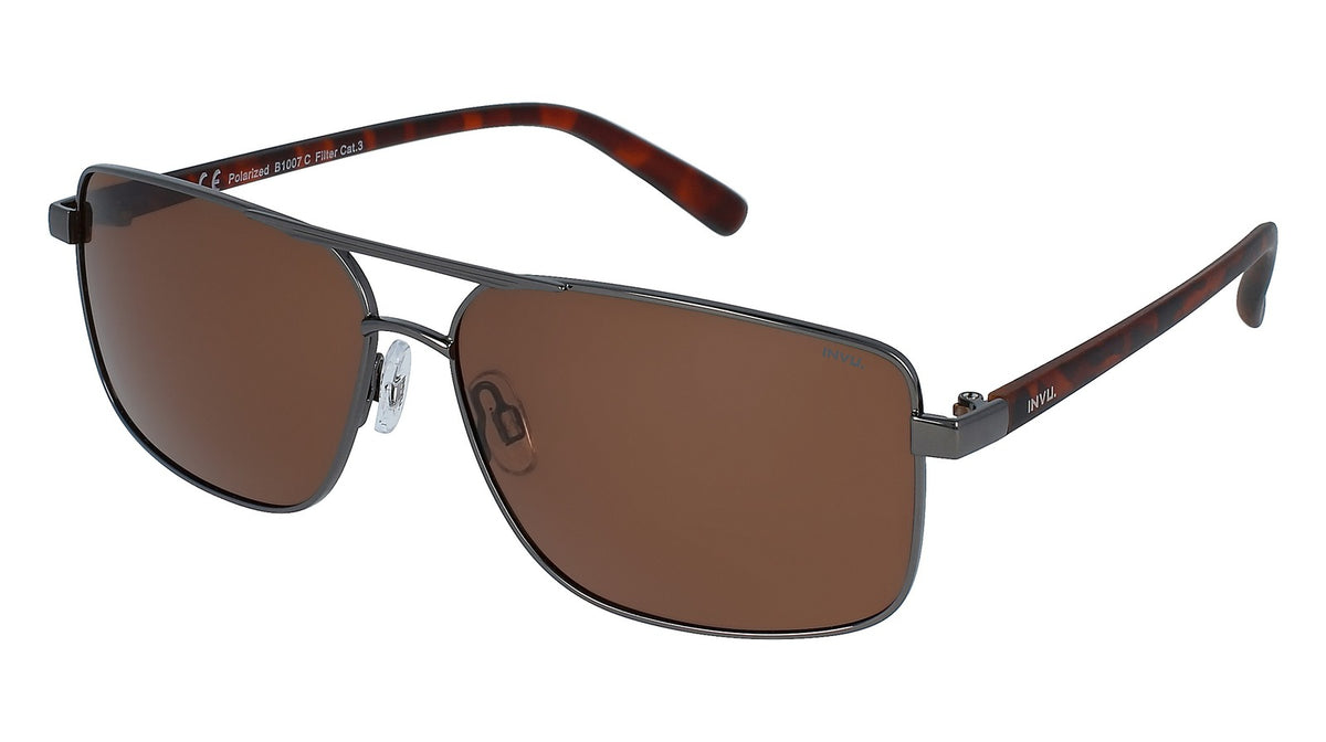 INVU Ultra Polarised Sunglasses  Gun/Matt Demi Men Sunglasses - Blue Star Eyewear