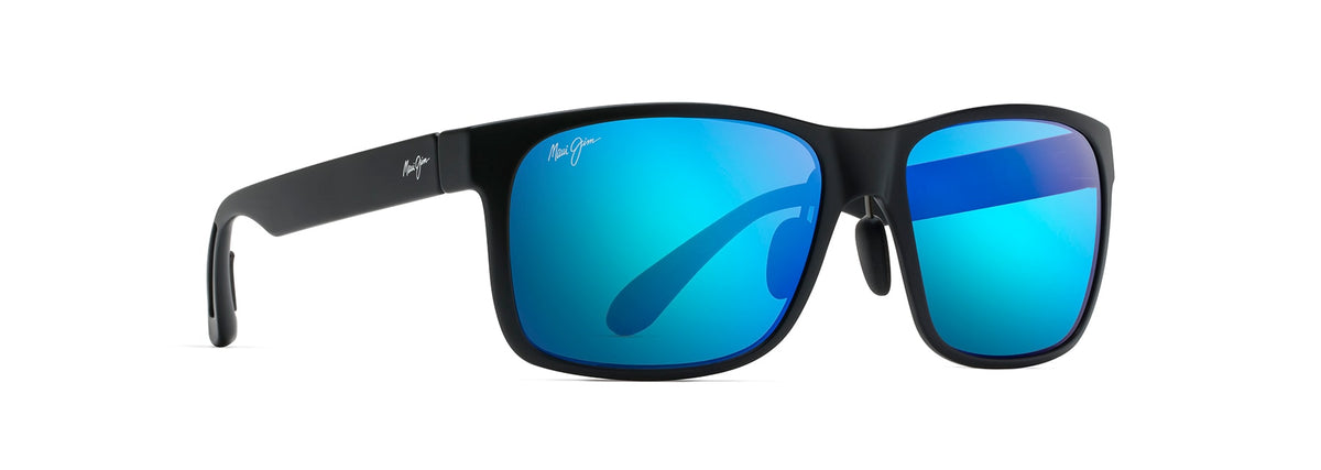 Maui Jim Red Sands B432-2M Matte Black  / Blue Hawaii Polarised - Blue Star Eyewear