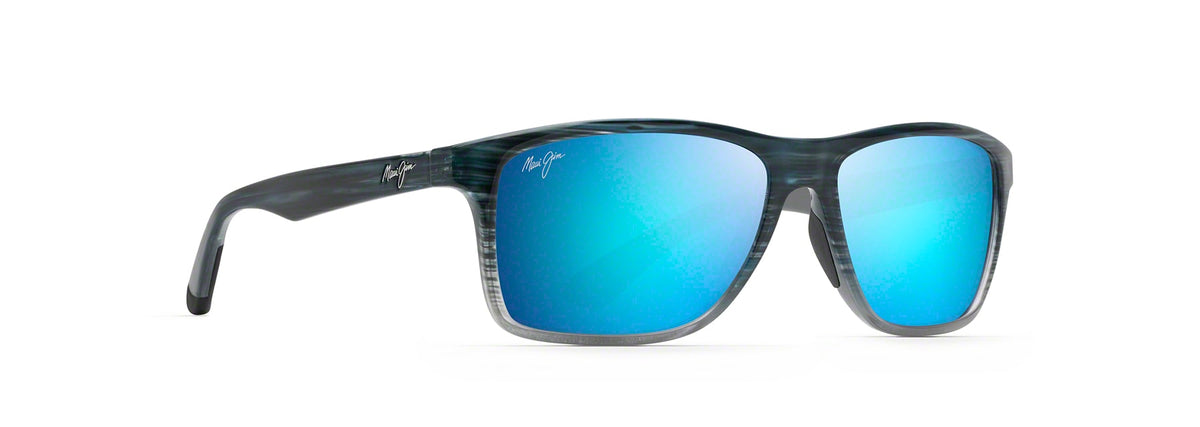 Maui Jim Onshore B798-03S Blue Black Stripe Fade  / Blue Hawaii Polarised - Blue Star Eyewear
