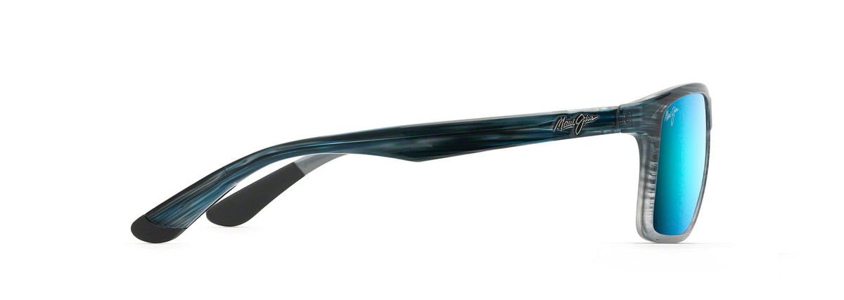 Maui Jim Onshore B798-03S Blue Black Stripe Fade  / Blue Hawaii Polarised - Blue Star Eyewear