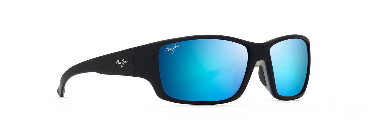 Maui Jim Local Kine B810-53B Soft Black/Sea Blue/ Grey/ Blue Hawaii - Blue Star Eyewear