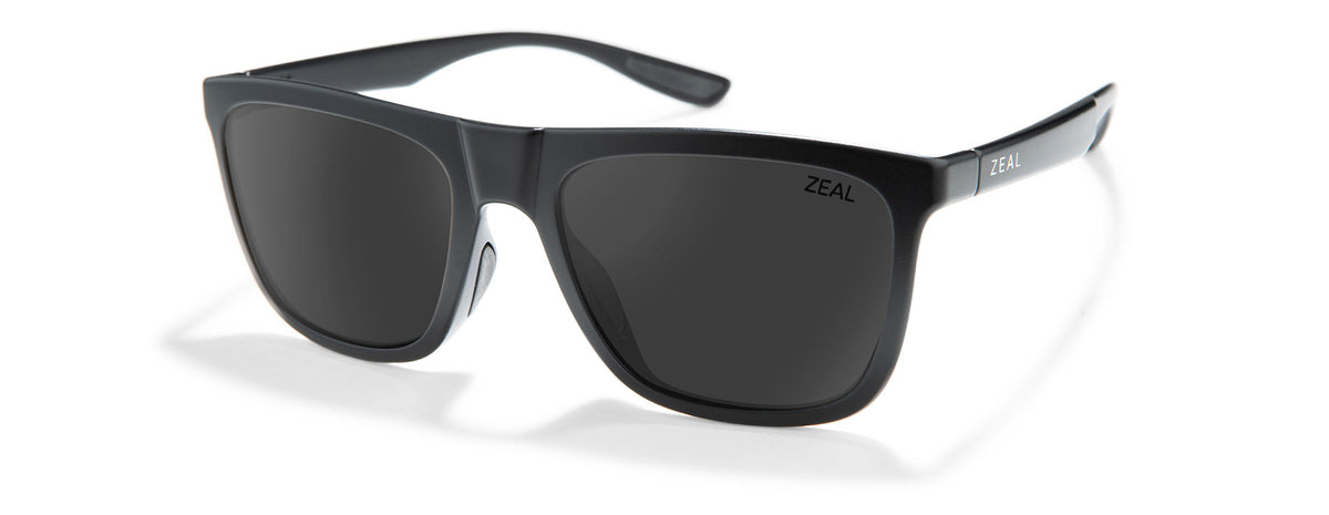 Zeal Boone 11655 Matte Black/Dark Grey - Blue Star Eyewear
