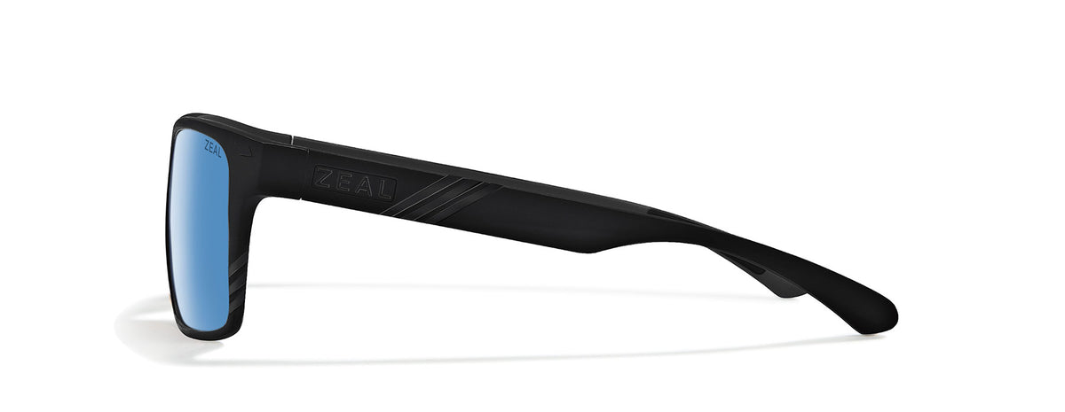 Zeal Brewer 11850 Gloss Black/Horizon Blue - Blue Star Eyewear
