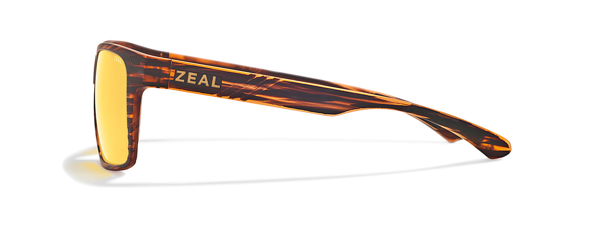 Zeal Brewer 12580 Woodgrain/Auto Sun - Blue Star Eyewear