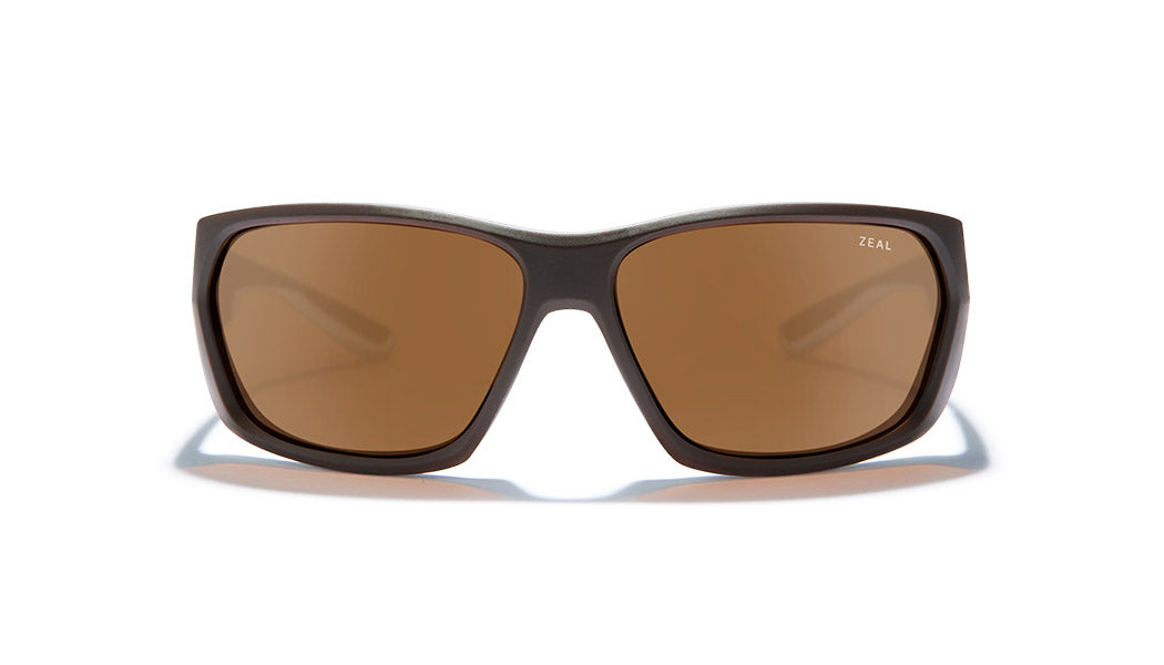 Zeal Caddis 11440 Matte Brown Khaki/Copper - Blue Star Eyewear