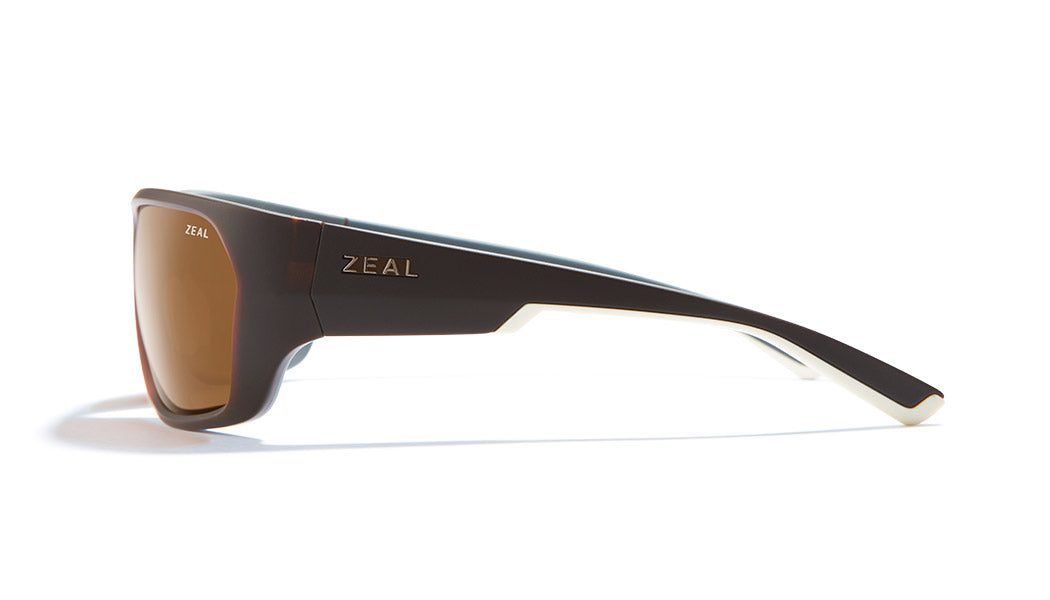 Zeal Caddis 11440 Matte Brown Khaki/Copper - Blue Star Eyewear