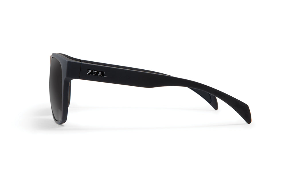 Zeal Capitol 11376 Matte Black/Dark Grey - Blue Star Eyewear