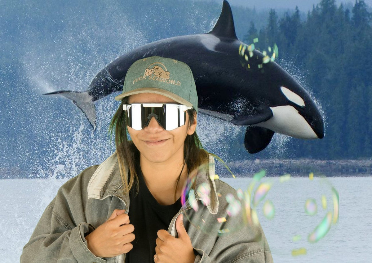 Pit Viper F#%K SEAWORLD - Blue Star Eyewear