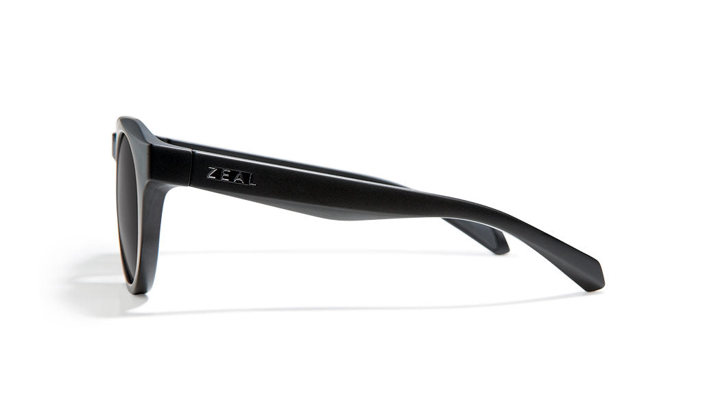 Zeal Crowley 11471 Matte Black/Dark Grey - Blue Star Eyewear