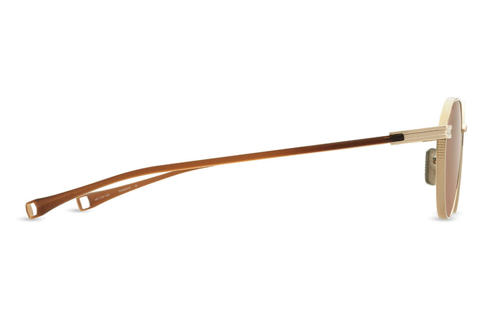 DITA Lancier LSA-420 Gold Sand + Copperhead Brown / Brown Polarised - Blue Star Eyewear