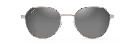 Maui Jim Hukilau DSB845-11 Grey Metal  / Dual Mirror Silver to Black Polarised - Blue Star Eyewear