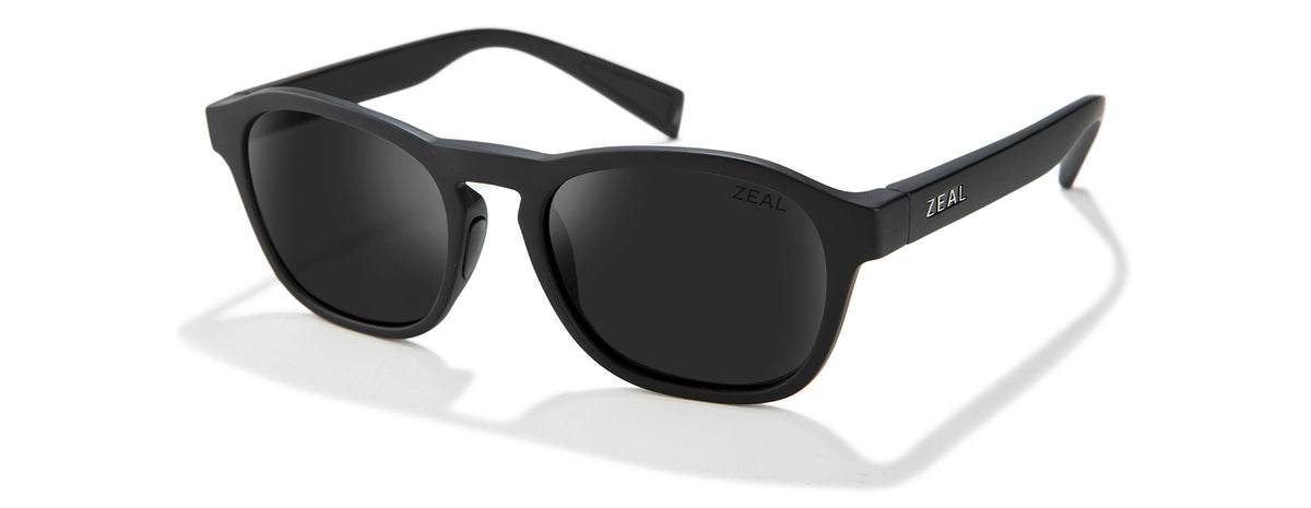 Zeal Dawn 11859 Matte Black/Dark Grey - Blue Star Eyewear