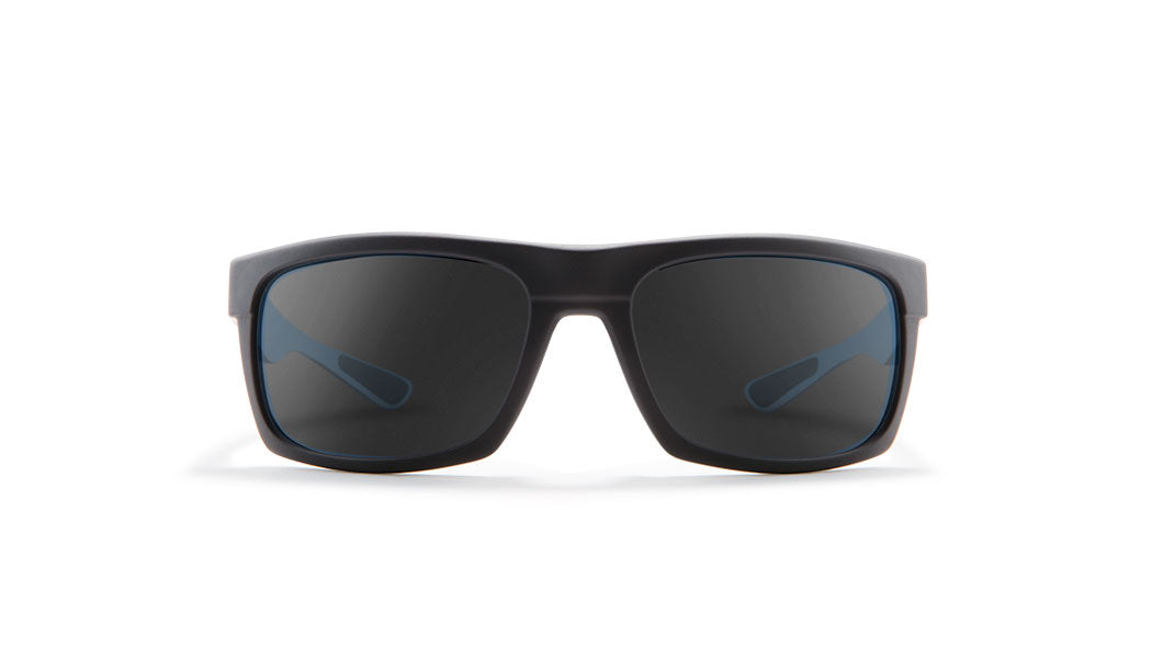 Zeal Drifter 11320 Matte Black Azure/Dark Grey - Blue Star Eyewear