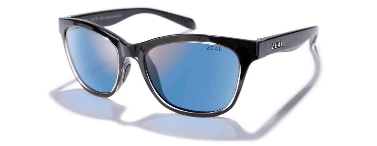 Zeal Duskwing 12176 Black Mirror/Horizon Blue - Blue Star Eyewear