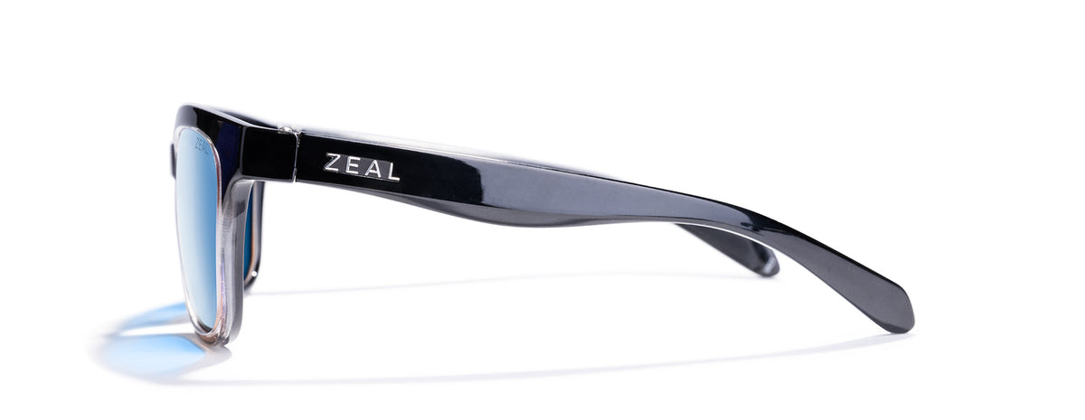 Zeal Duskwing 12176 Black Mirror/Horizon Blue - Blue Star Eyewear