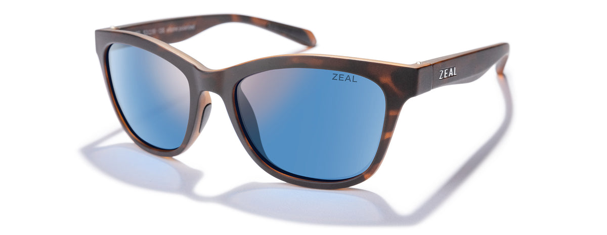 Zeal Duskwing 12177 Matte Tortoise/Horizon Blue - Blue Star Eyewear