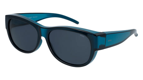 INVU Ultra Polarised Sunglasses Fit Over  Transp. Petrol Men Sunglasses - Blue Star Eyewear