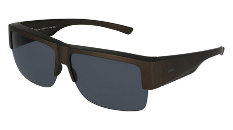 INVU Ultra Polarised Sunglasses Fit Over  Metallic Grey Men Sunglasses - Blue Star Eyewear